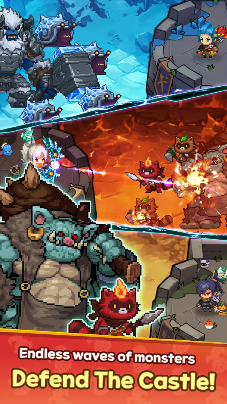 Schermata di GODCHER: Idle Tower Defense